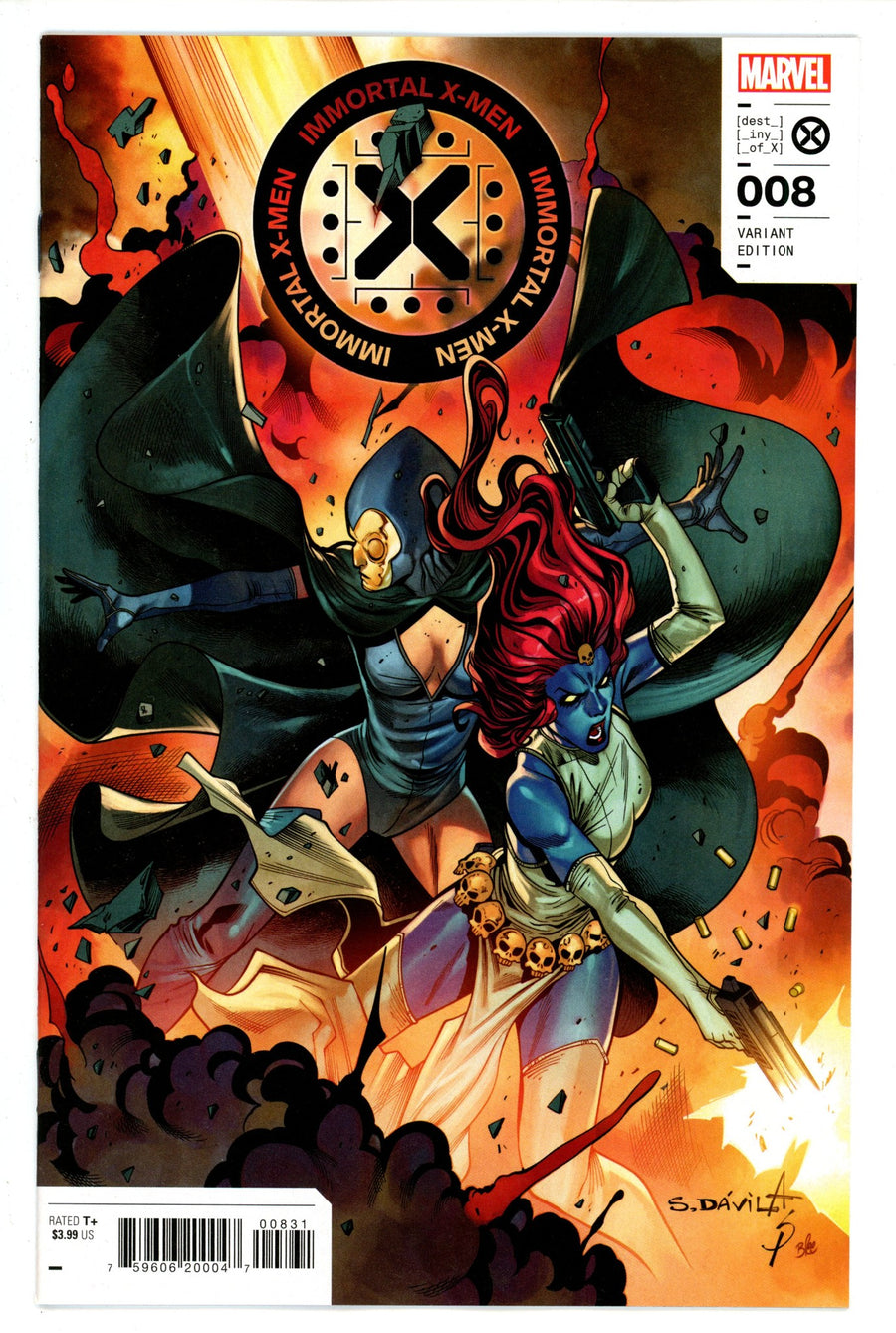 Immortal X-Men 8 Davila Variant NM