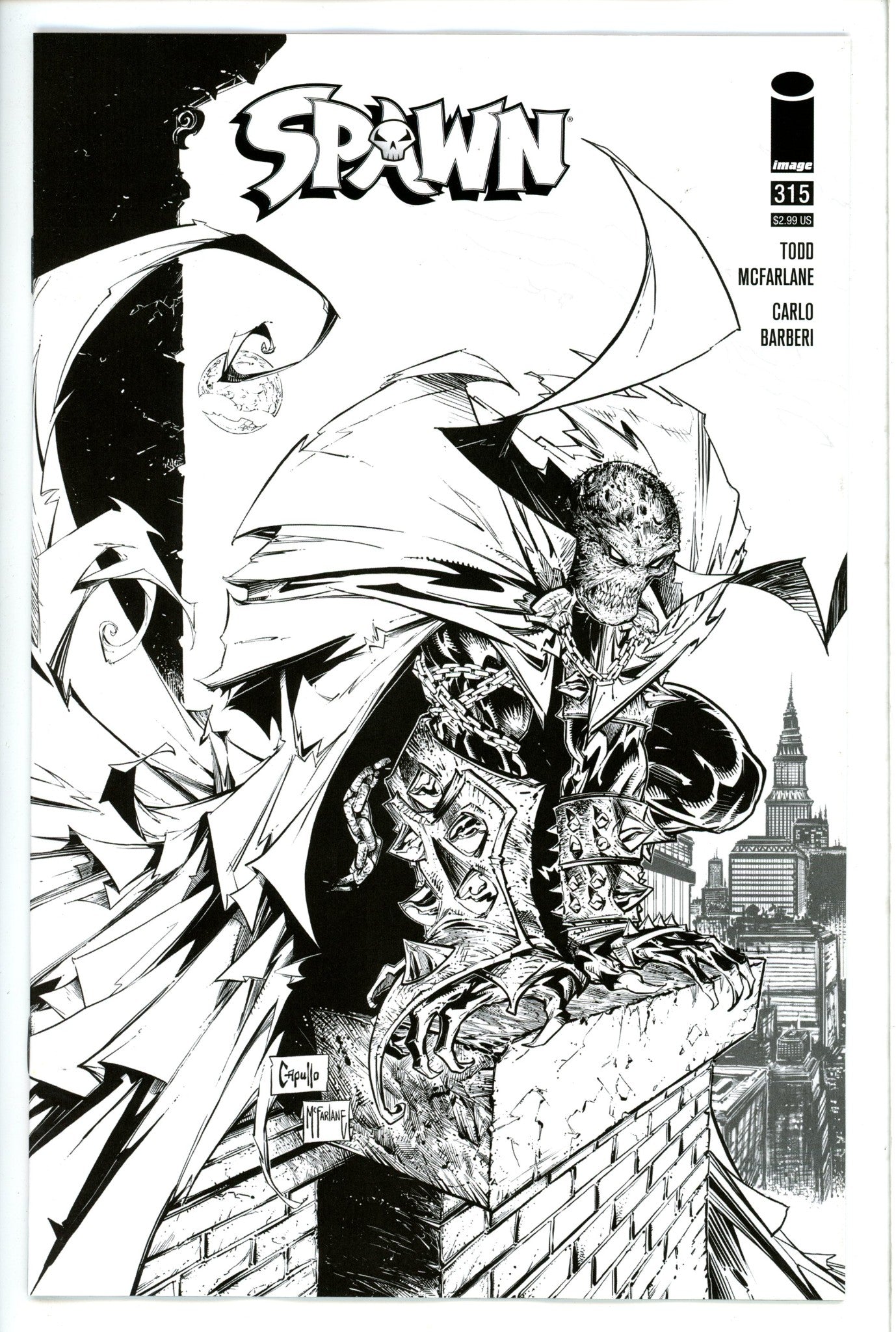 Spawn 315 Capullo Variant-Image-CaptCan Comics Inc