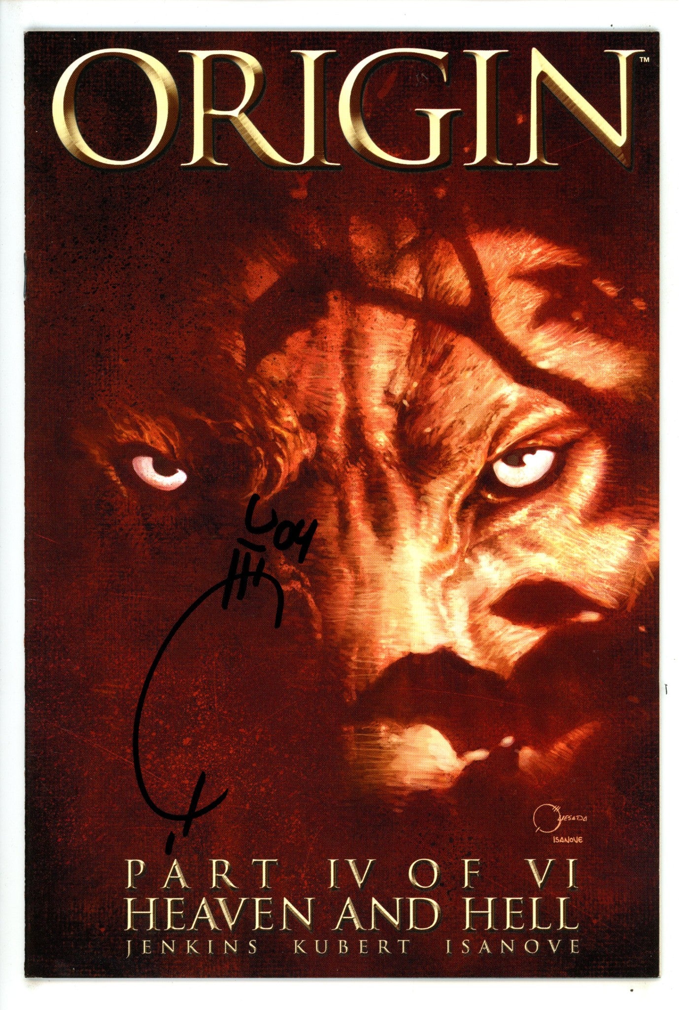 Wolverine: The Origin 4 Signed Quesada NM-