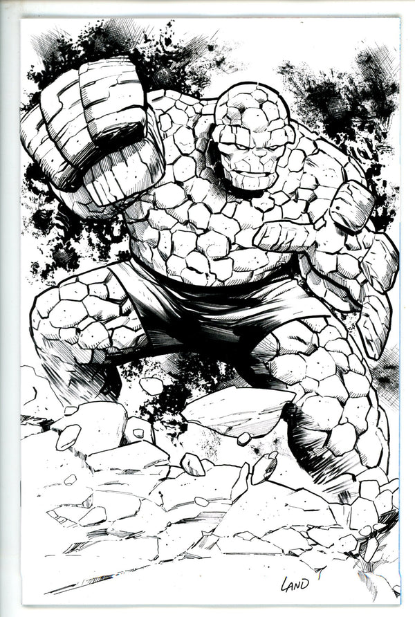 Fantastic Four Vol 7 7 (700) Land B&W Incentive Variant NM (2023)