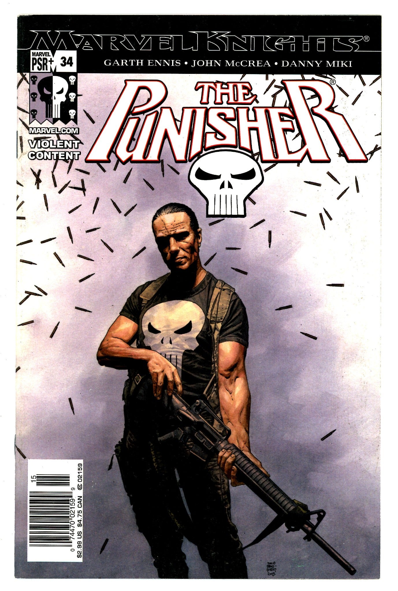 The Punisher Vol 6 34 Newsstand VF-