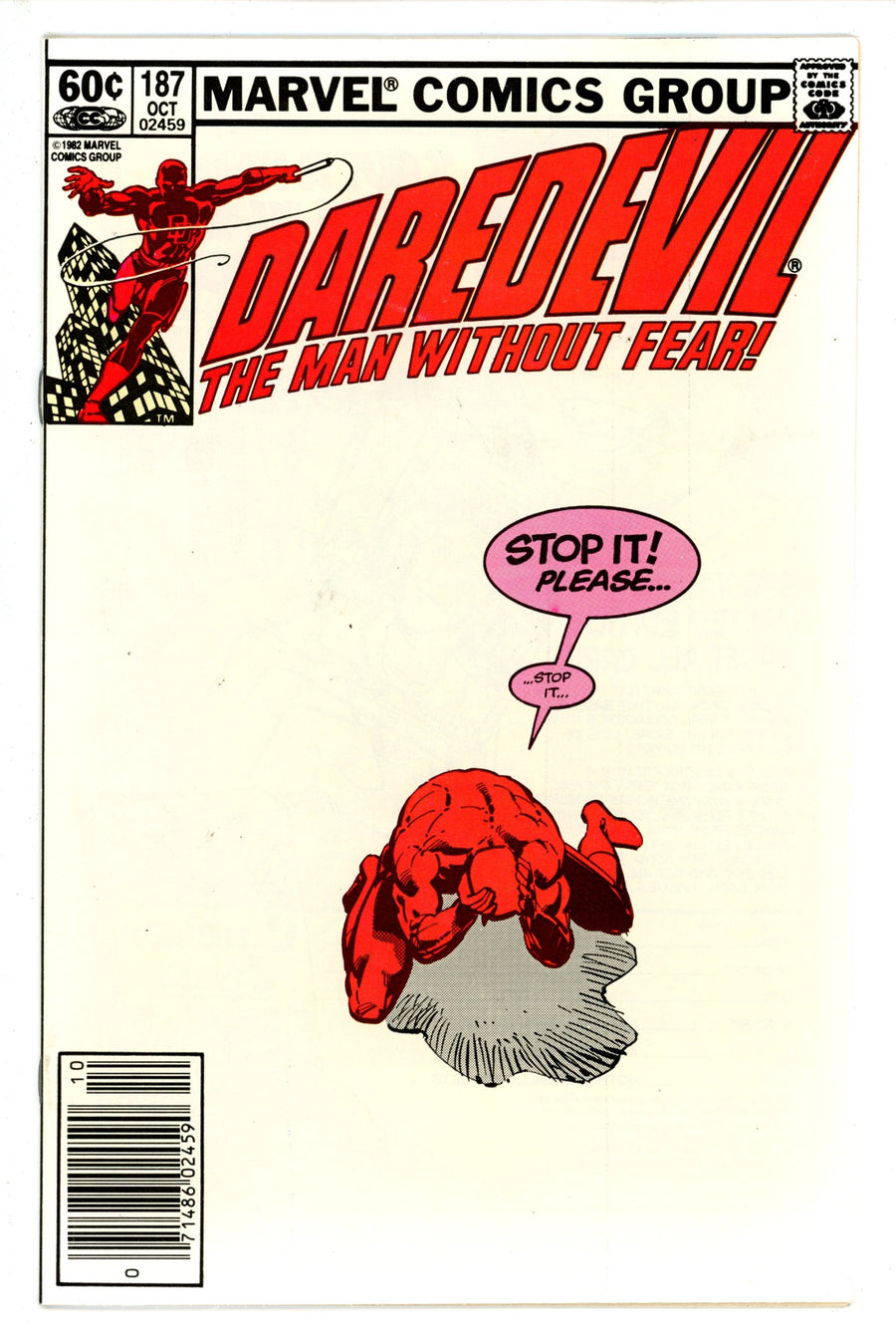 Daredevil Vol 1 187 Newsstand VF/NM (1982)