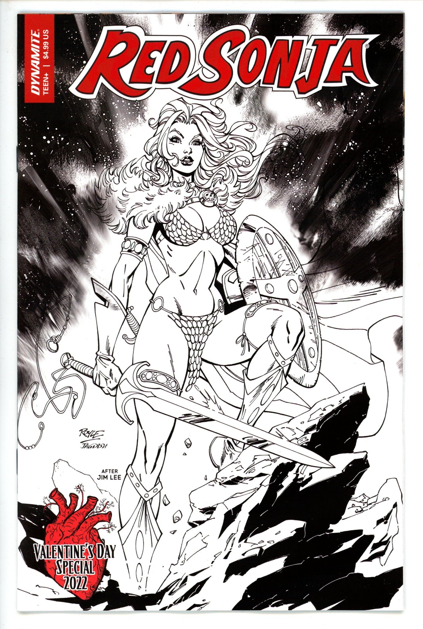 Red Sonja Valentines Special 1 Royle Variant (2022)