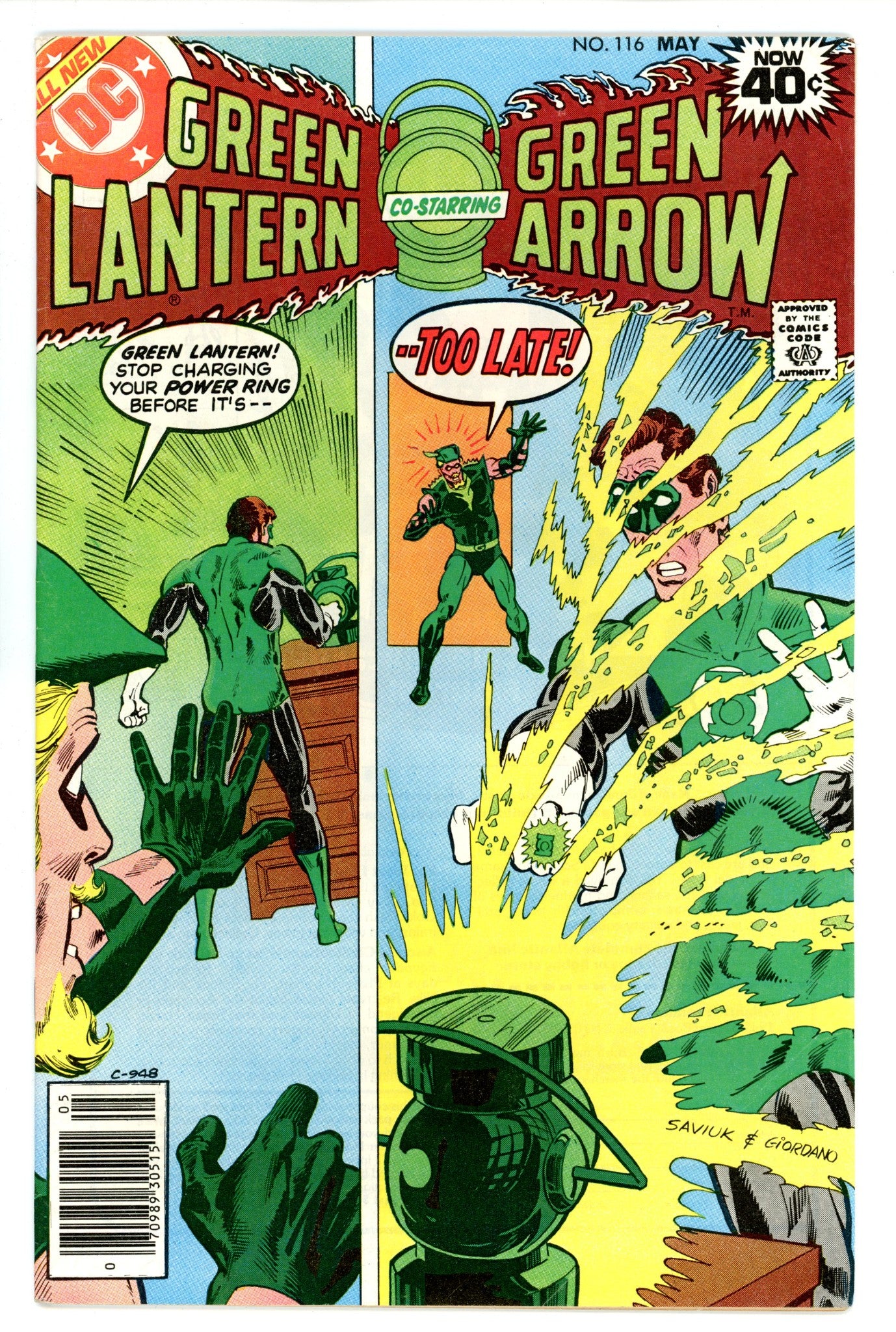 Green Lantern Vol 2 116 Newsstand FN-