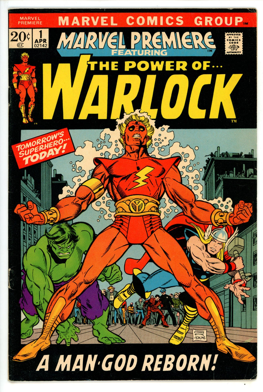 Marvel Premiere Vol 1 1 Bottom Staple Detached VG+