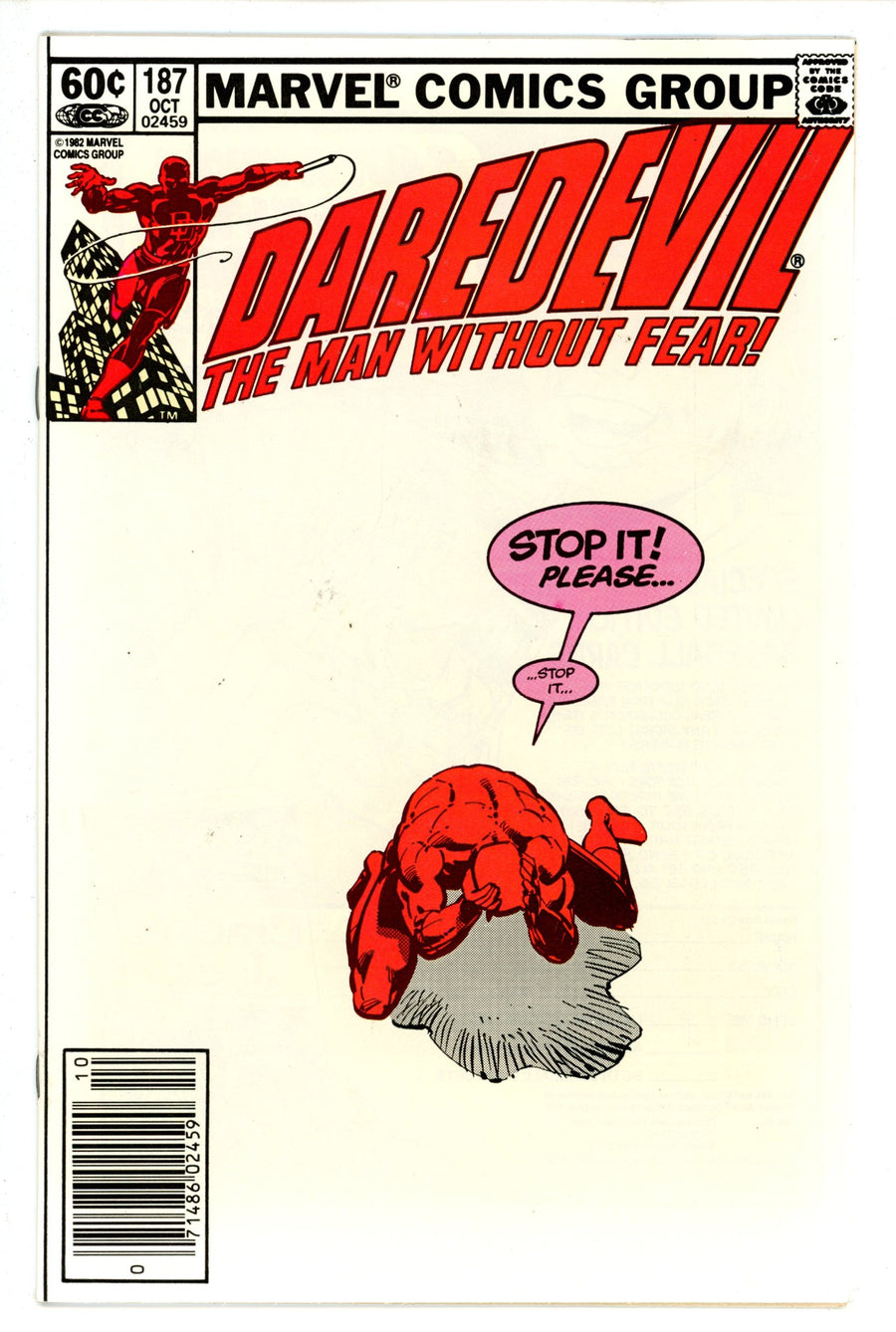 Daredevil Vol 1 187 Newsstand NM- (1982)
