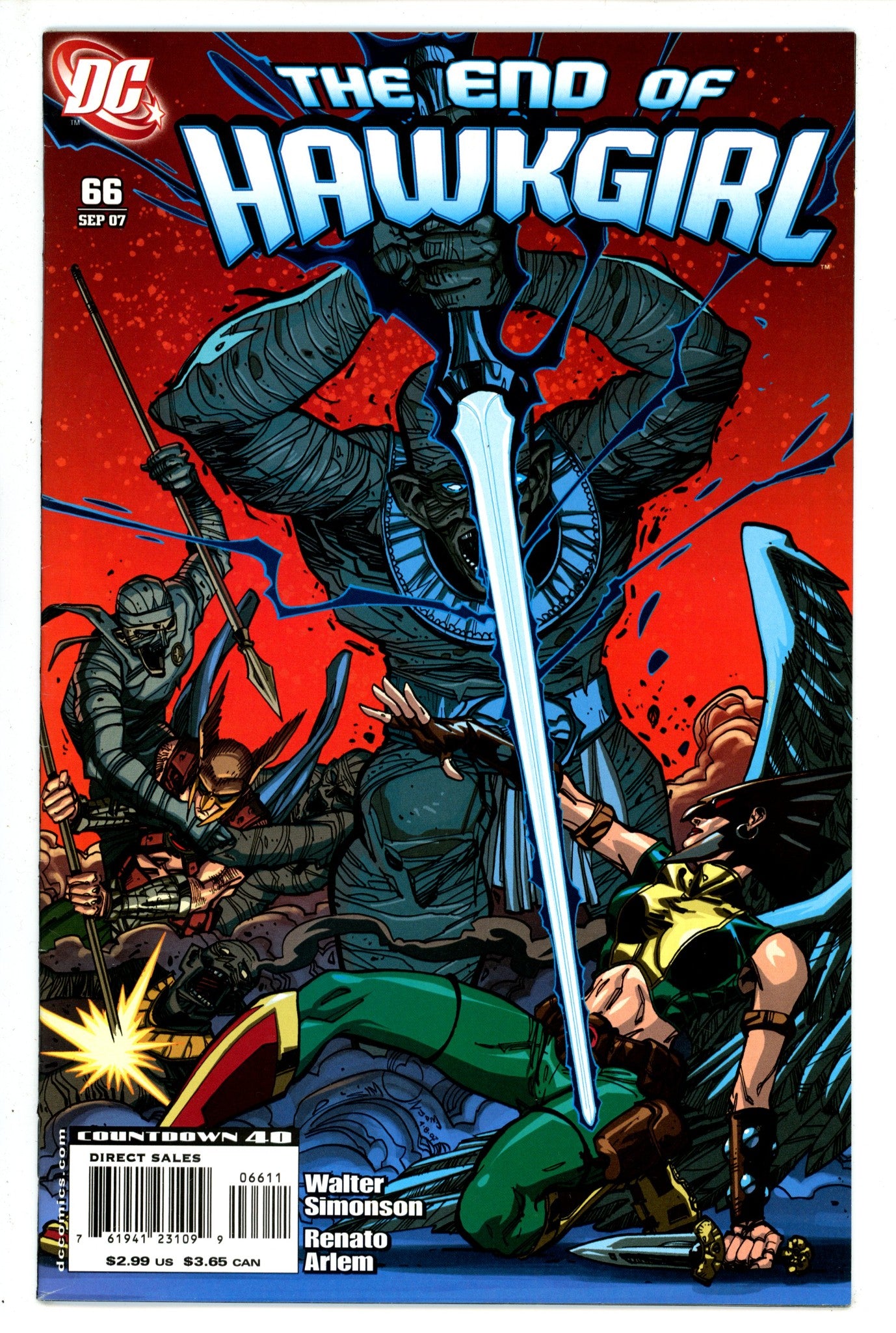 Hawkgirl Vol 4 66 (2007)