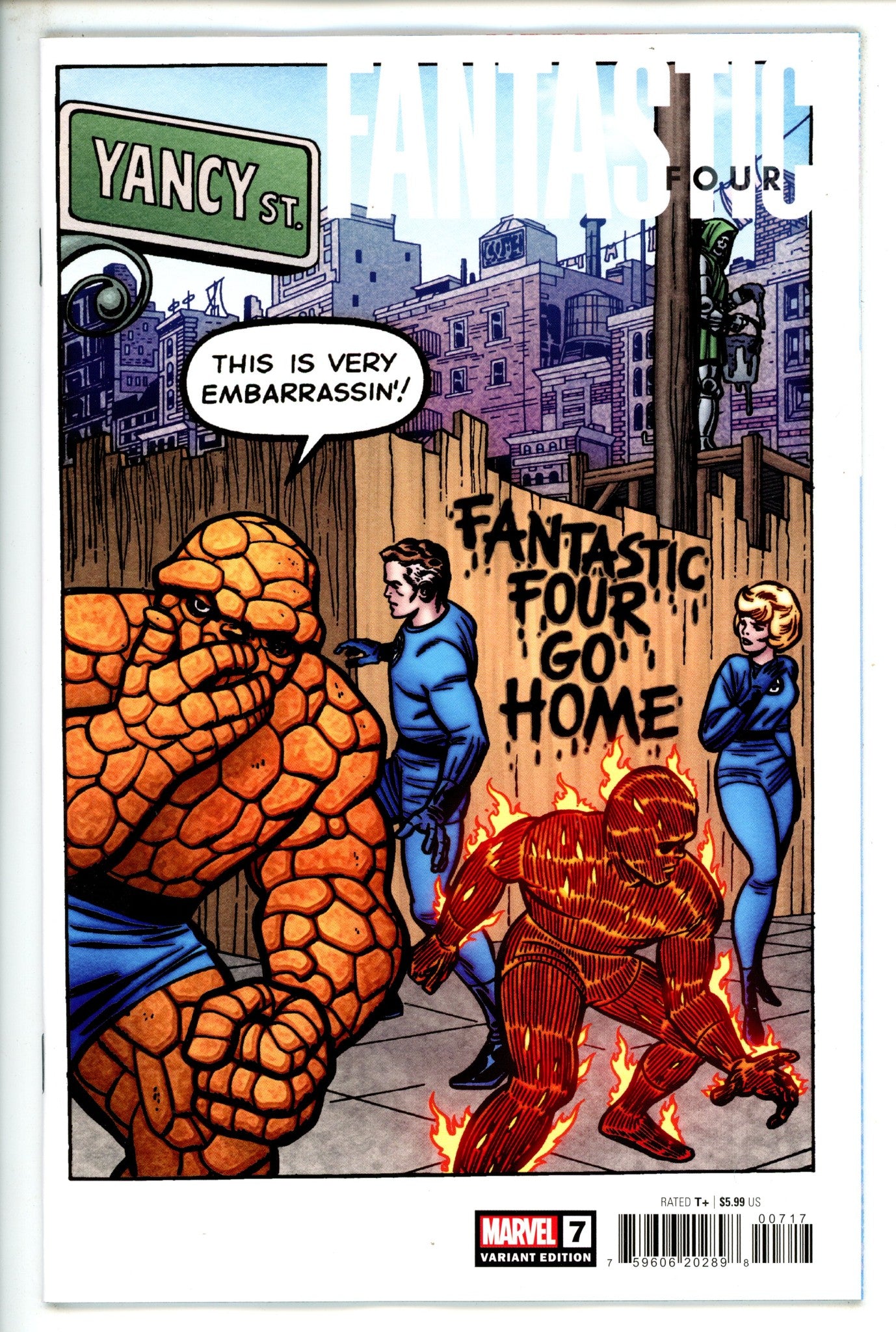 Fantastic Four Vol 7 7 (700) Kirby Hidden Gem Incentive Variant NM (2023)