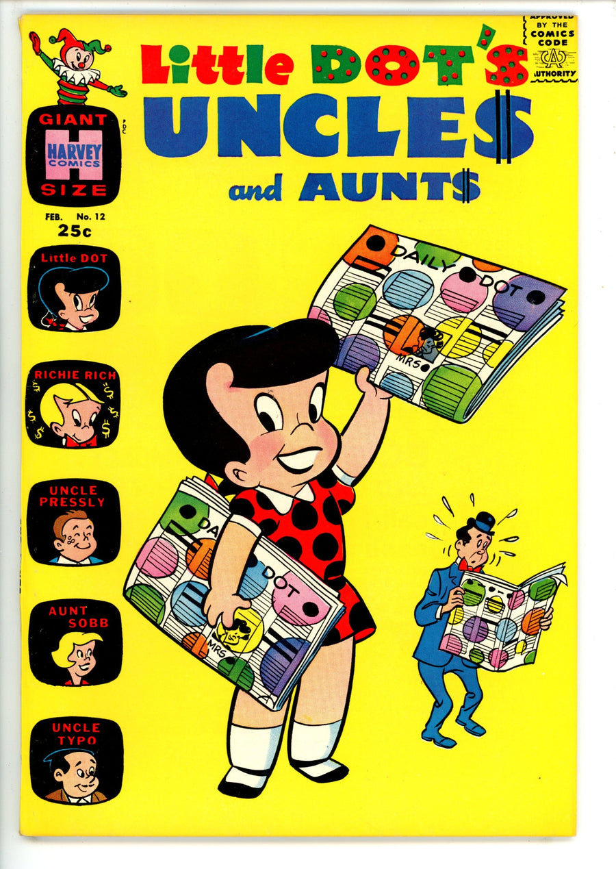Little Dot's Uncles and Aunts 12 VF/NM (1965)