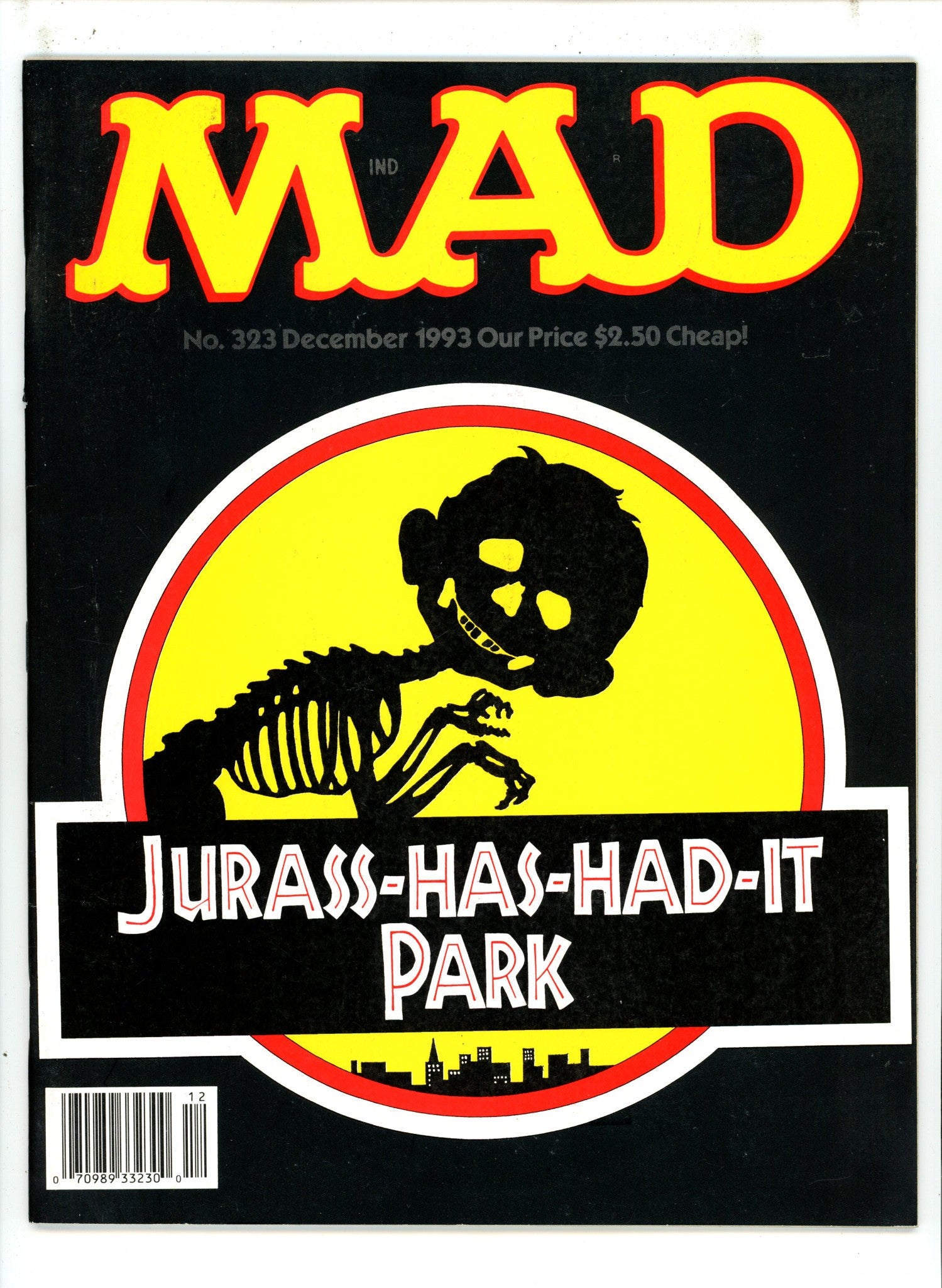 Mad 323 Canadian Price Variant VF+ (1993)