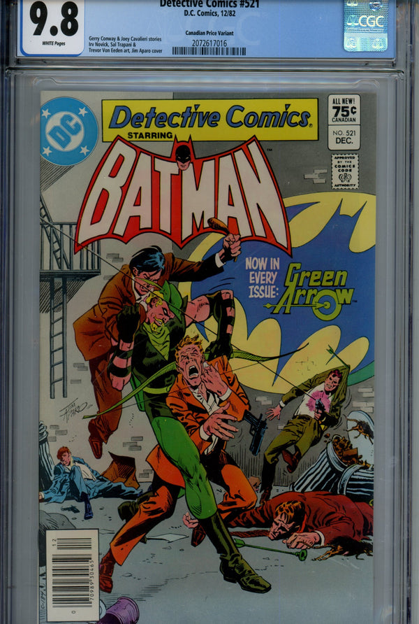 Detective Comics Vol 1 521 Canadian Price Variant CGC 9.8 (1982)