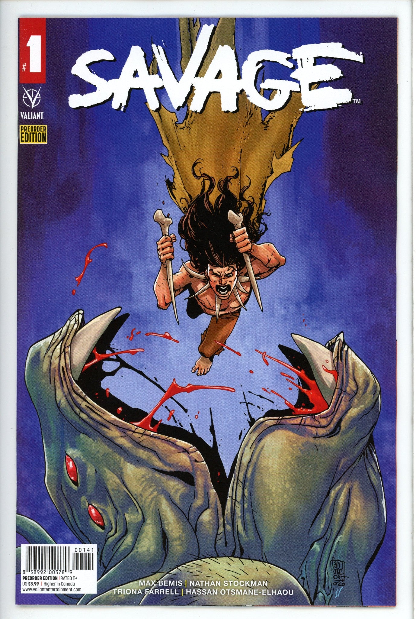 Savage 1 Variant-Valiant-CaptCan Comics Inc