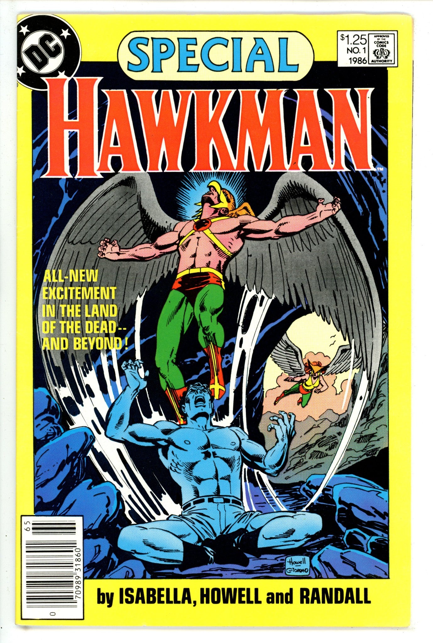 Hawkman Special 1 Newsstand (1985)