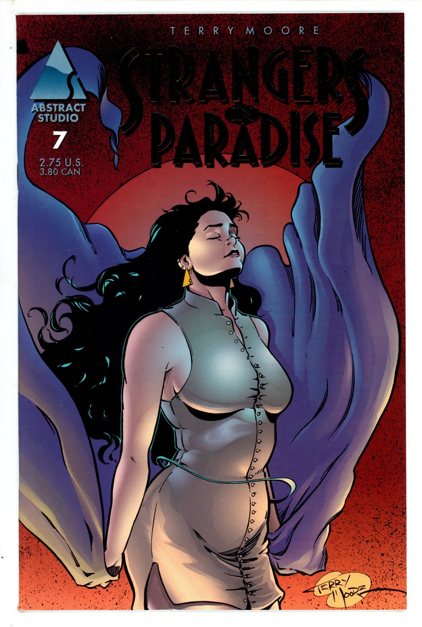 Strangers in Paradise Vol 2 7 Gold Foil Variant (1998)