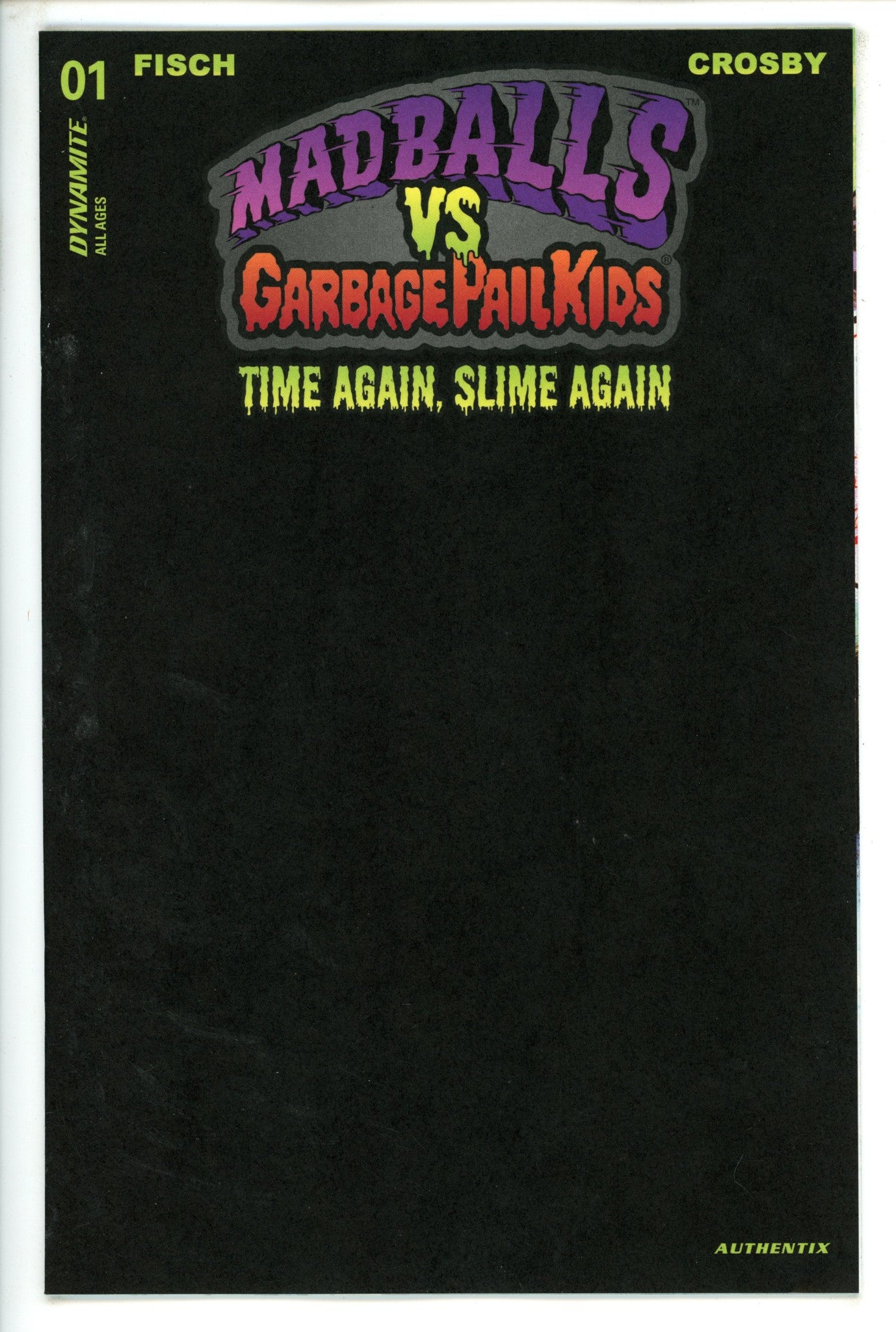 Madballs Vs Garbage Pail Kids Slime Again 1 Blank Variant (2023)