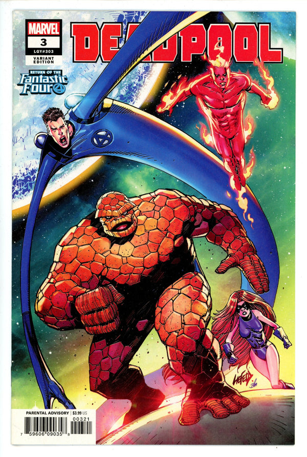 Deadpool Vol 6 3 Liefeld Variant