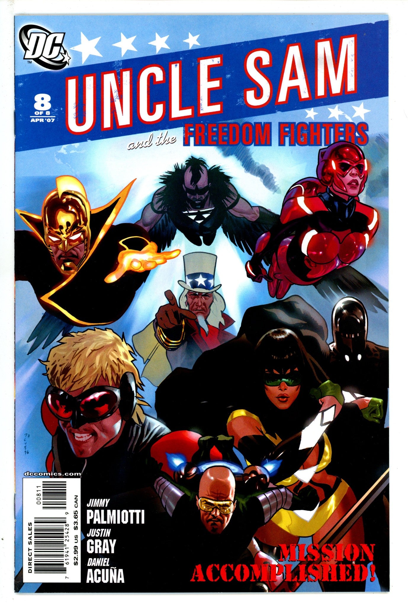 Uncle Sam and the Freedom Fighters Vol 1 8 (2007)