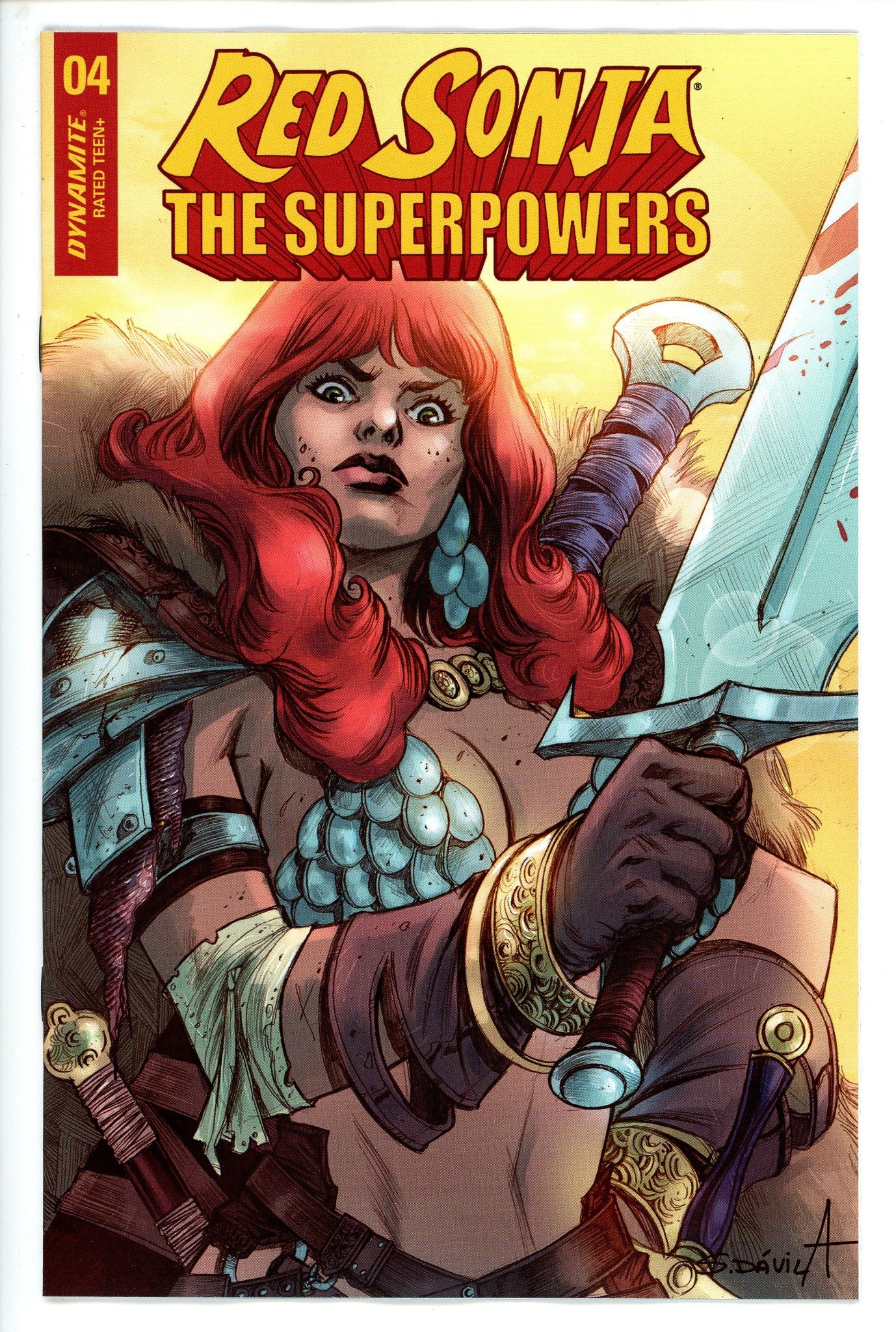 Red Sonja the Superpowers 4 Davila Variant-CaptCan Comics Inc-CaptCan Comics Inc