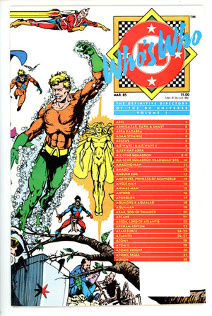 Who's Who: The Definitive Directory of the DC Universe 1