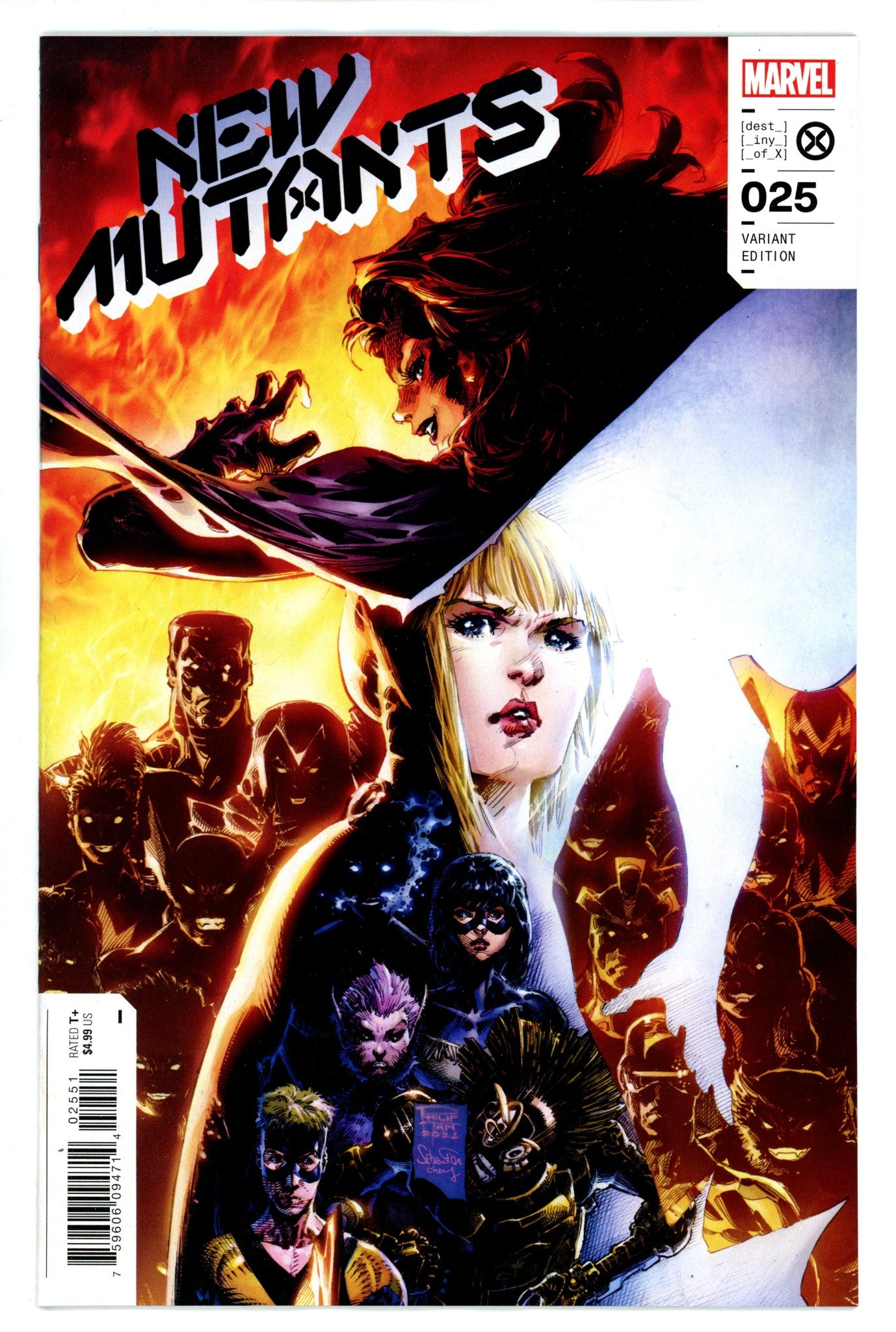 New Mutants Vol 4 25 Tan Variant NM (2022)