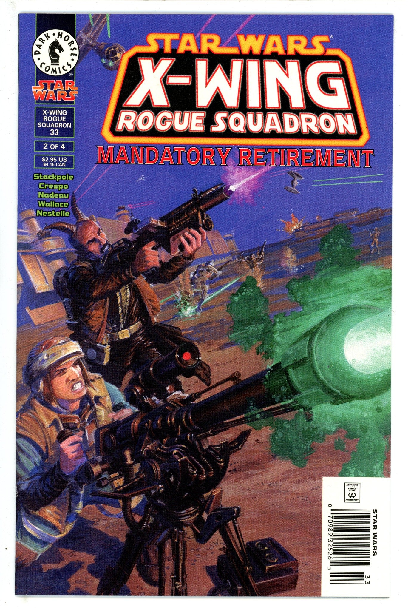 Star Wars: X-Wing Rogue Squadron 33 Newsstand VF+ (1998)