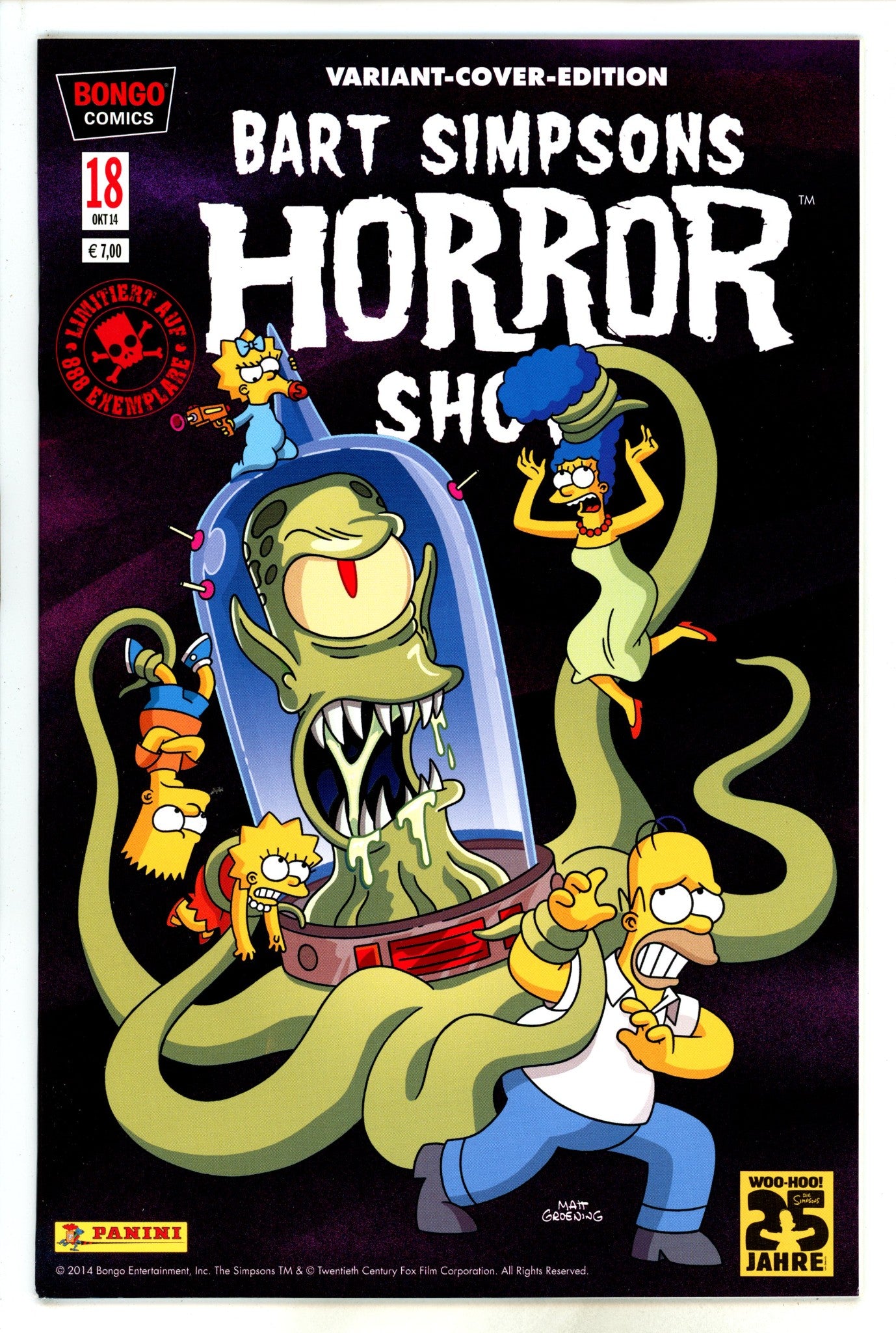 Bart Simpson‚Äôs Horror Show 18 Variant (Germany) VF/NM