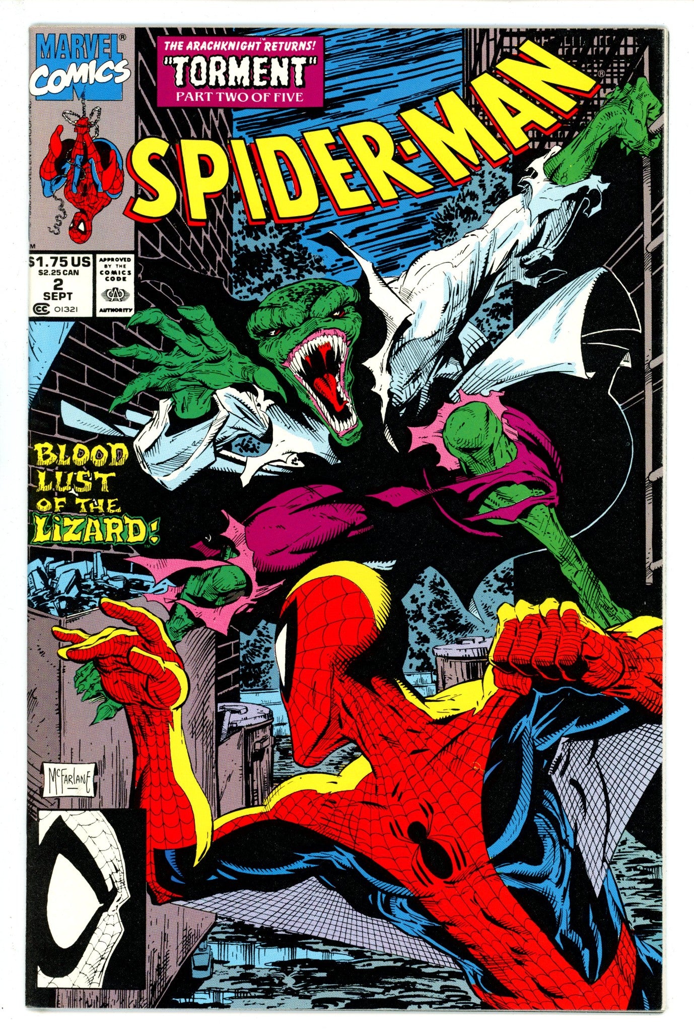 Spider-Man Vol 1 2 NM (1990)
