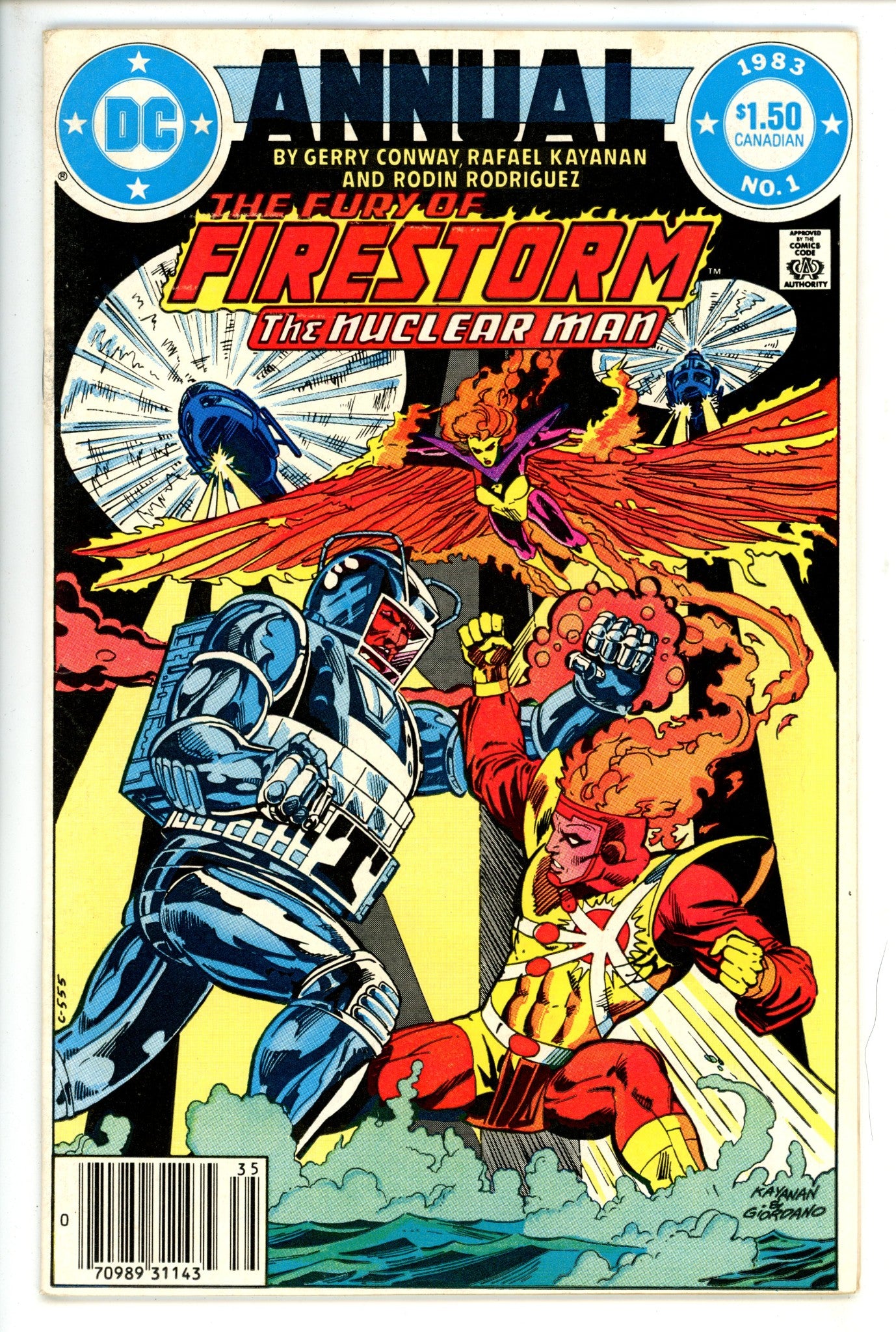 Fury of Firestorm Annual Vol 2 1 Canadian F/VF