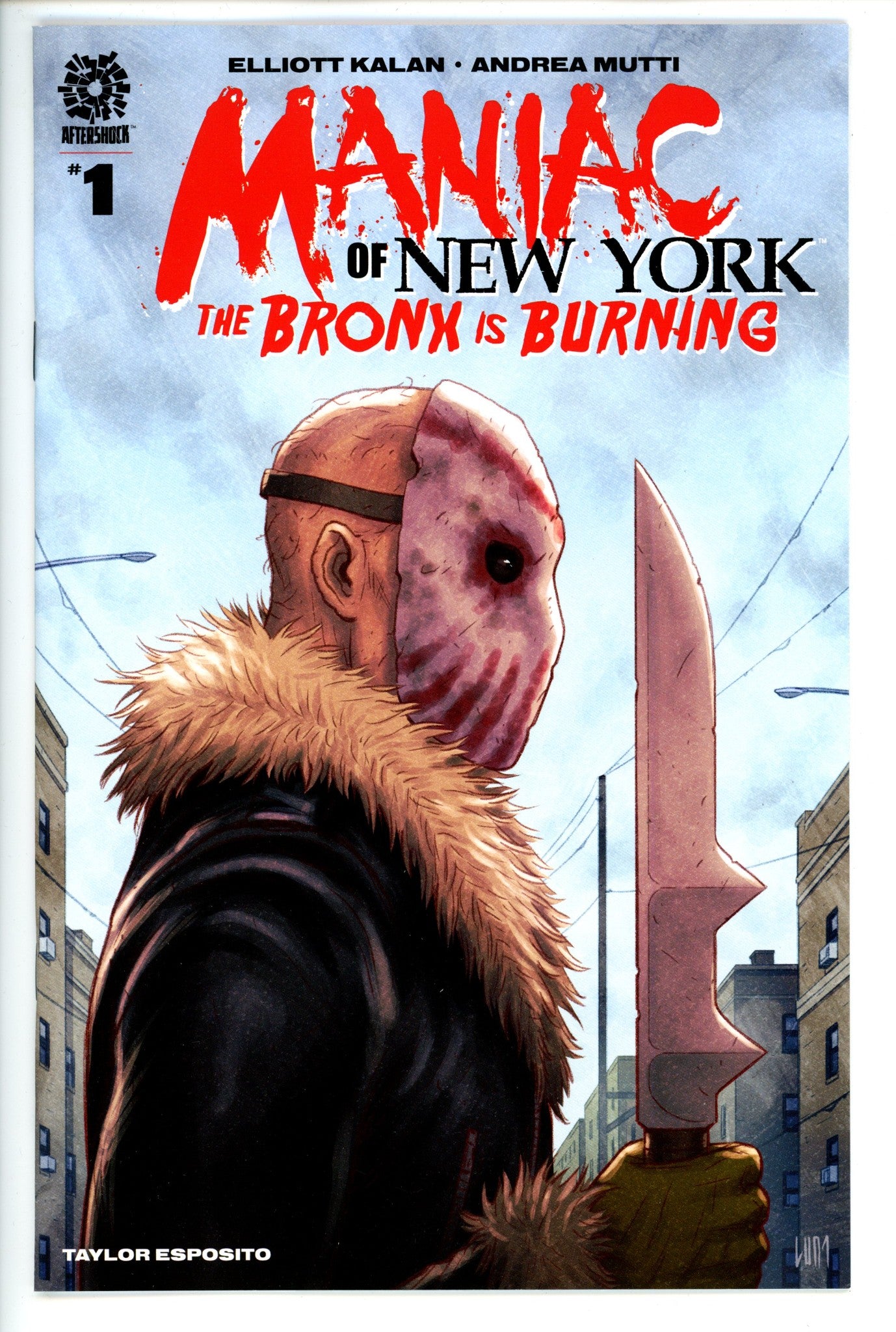 Maniac of New York Bronx Burning 1 Luna Variant NM+