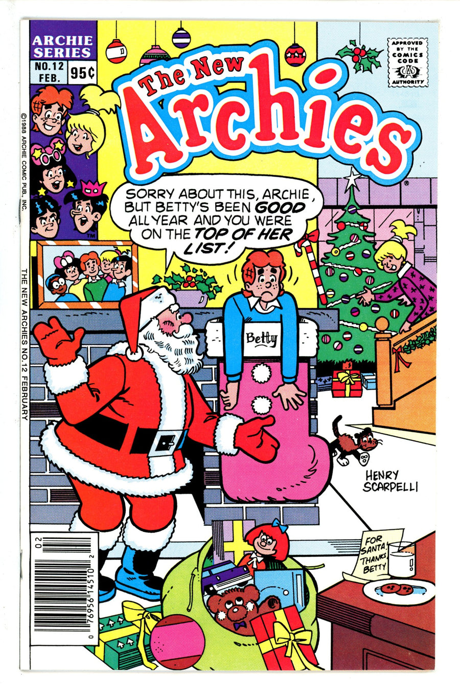 The New Archies 12 Canadian Price Variant NM (1988)