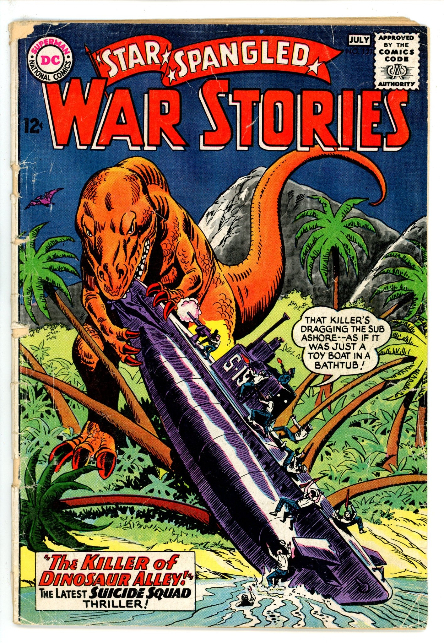 Star Spangled War Stories 121 Cover Detached
