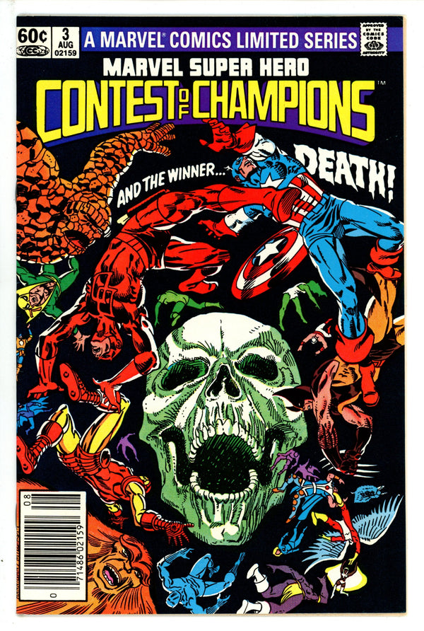 Marvel Super Hero Contest of Champions 3 Newsstand VF/NM (1982)