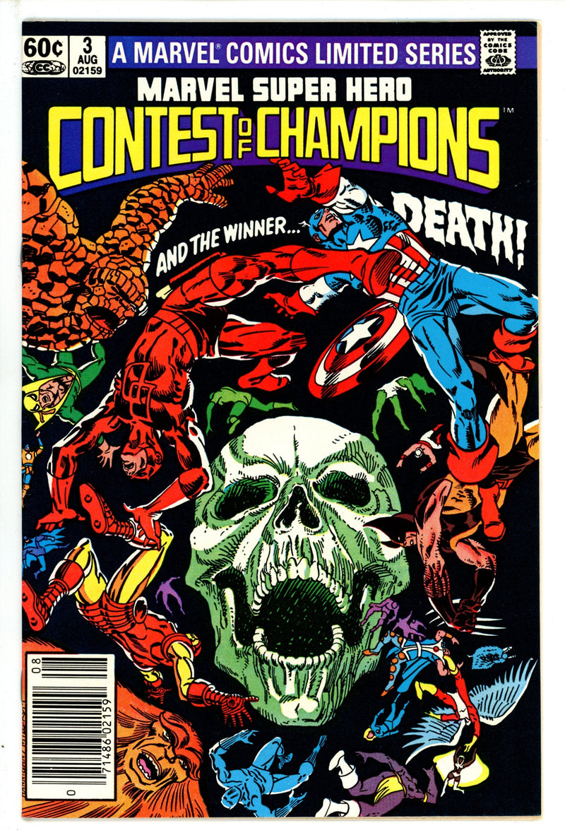 Marvel Super Hero Contest of Champions 3 Newsstand VF/NM (1982)