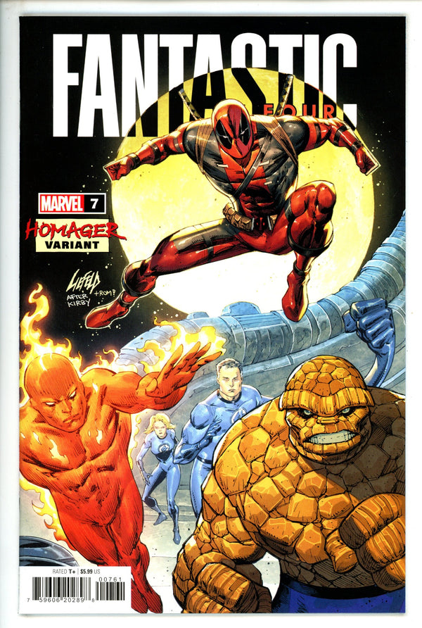 Fantastic Four Vol 7 7 (700) Liefeld Homager Variant (2023)