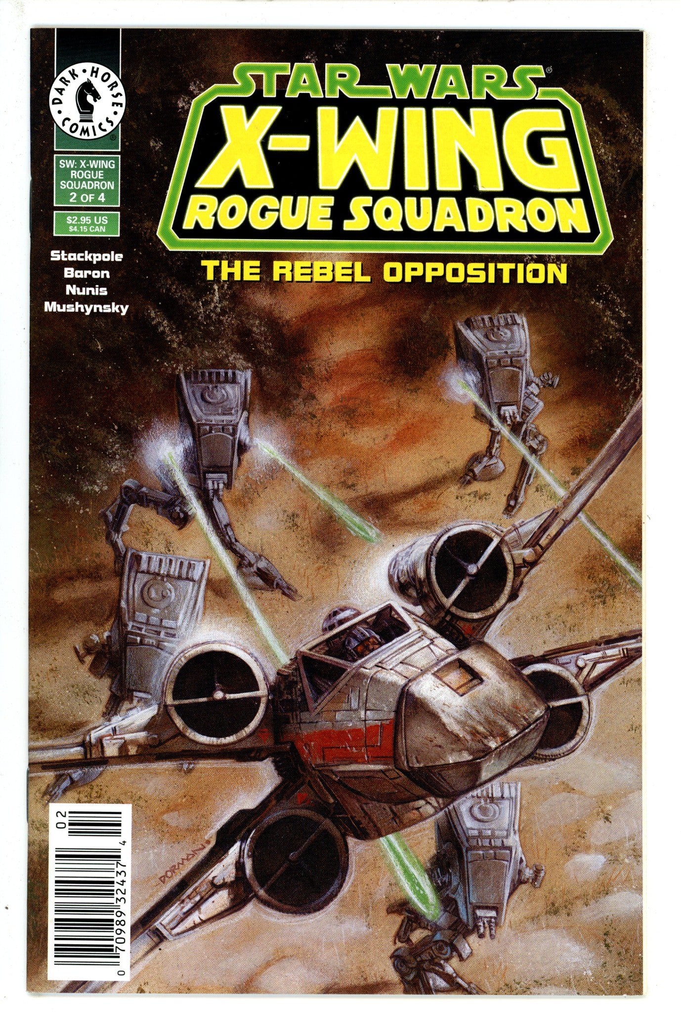 Star Wars: X-Wing Rogue Squadron 2 Newsstand VF/NM (1995)