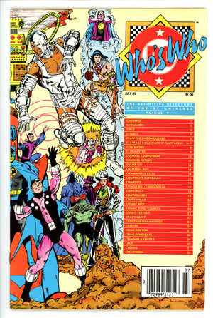 Who's Who: The Definitive Directory of the DC Universe 5 Newsstand
