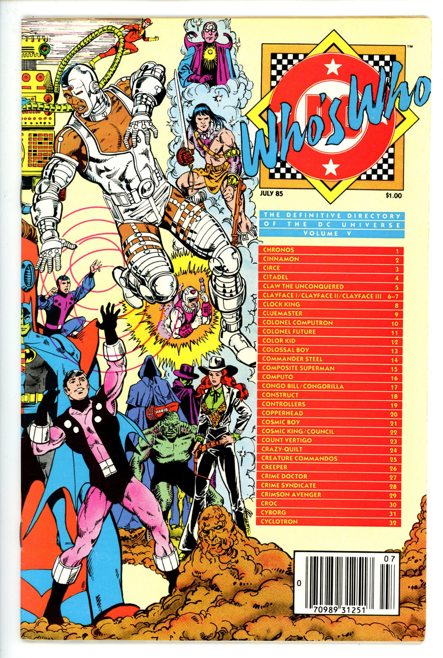 Who's Who: The Definitive Directory of the DC Universe 5 Newsstand