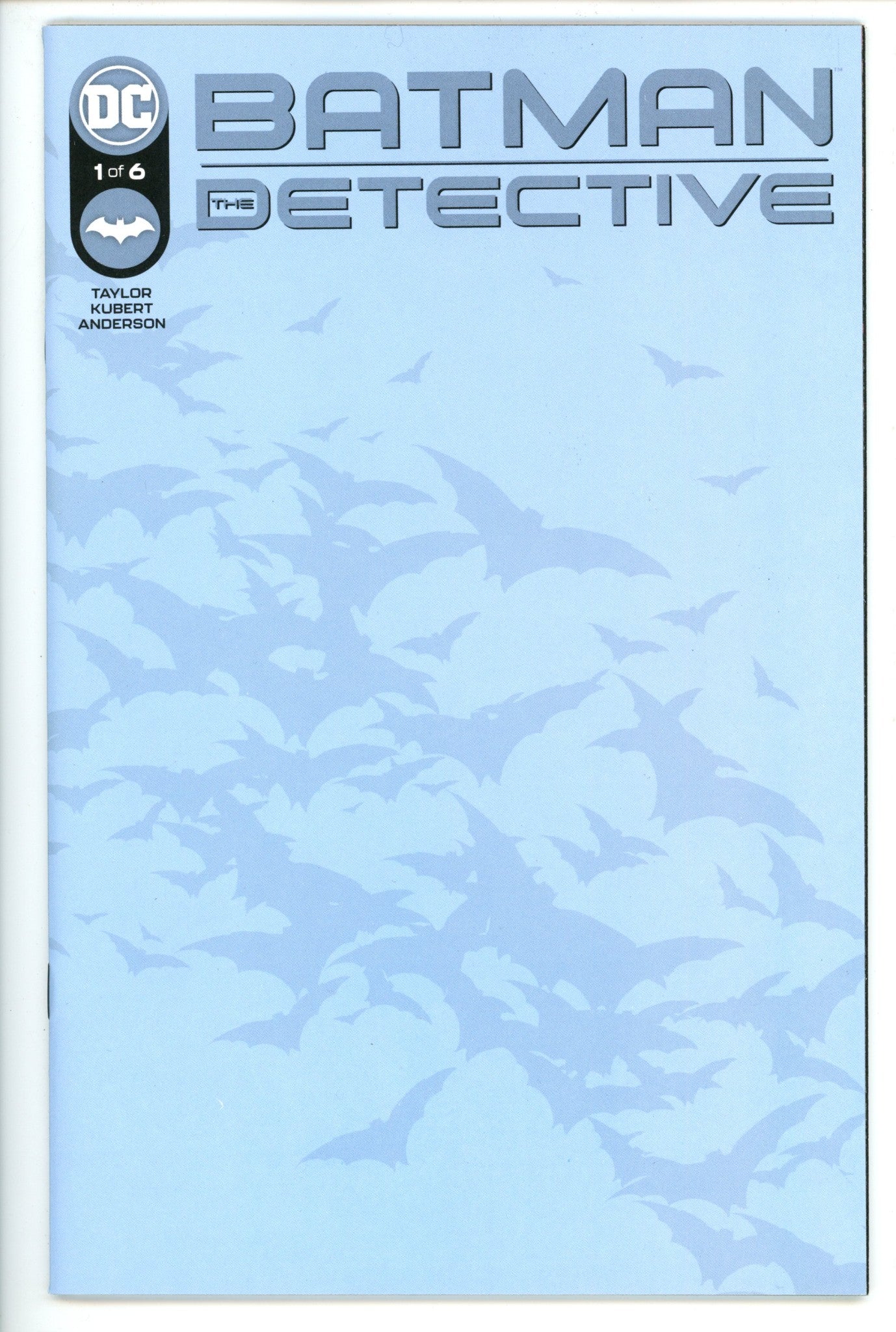 Batman the Detective 1 Blank Variant