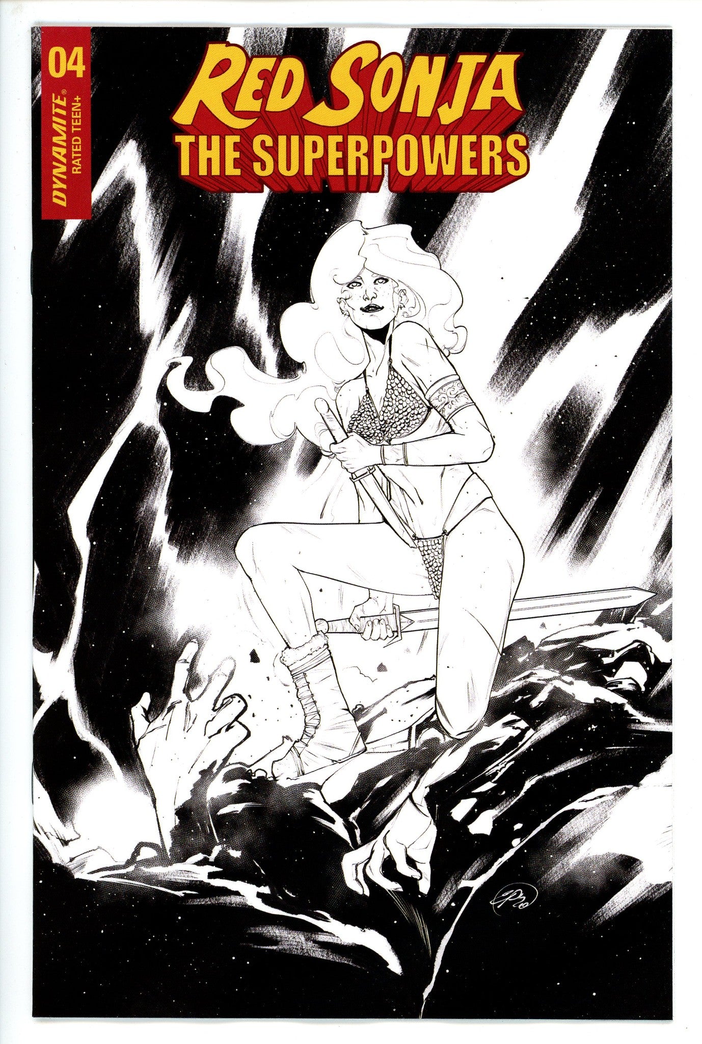 Red Sonja the Superpowers 4 Pinna Variant-CaptCan Comics Inc-CaptCan Comics Inc