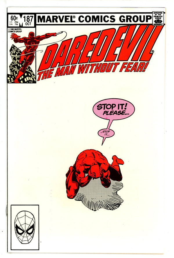 Daredevil Vol 1 187 NM- (1982)