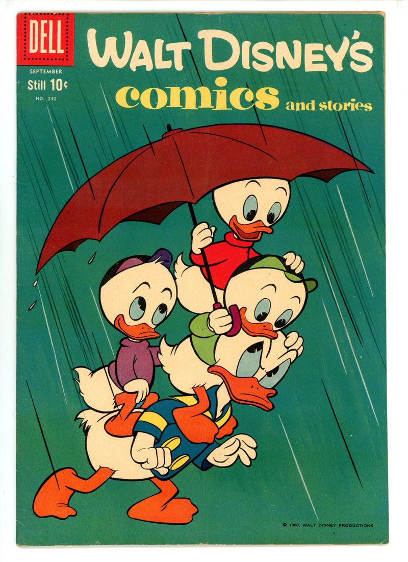 Walt Disney's Comics and Stories Vol 20 12 (240) VG/FN (1960)