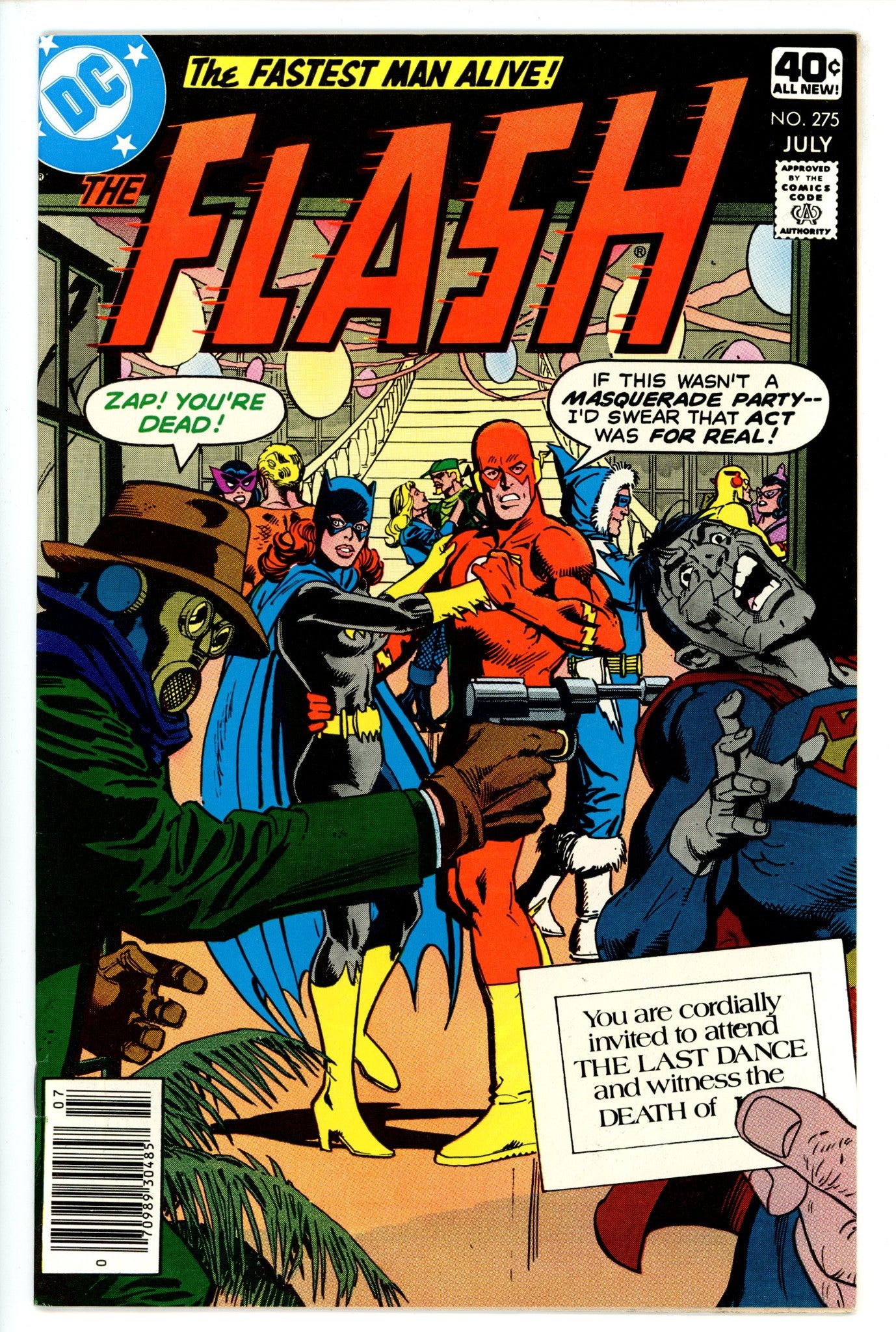 The Flash Vol 1 275 Newsstand VF