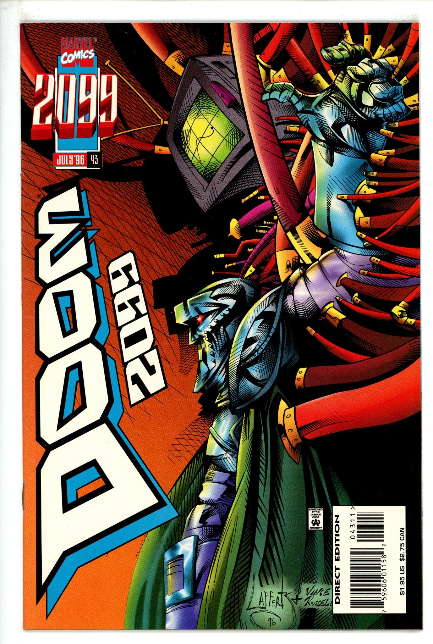 Doom 2099 Vol 1 43 NM- (1996)