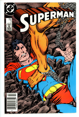 Superman Vol 2 7 Newsstand
