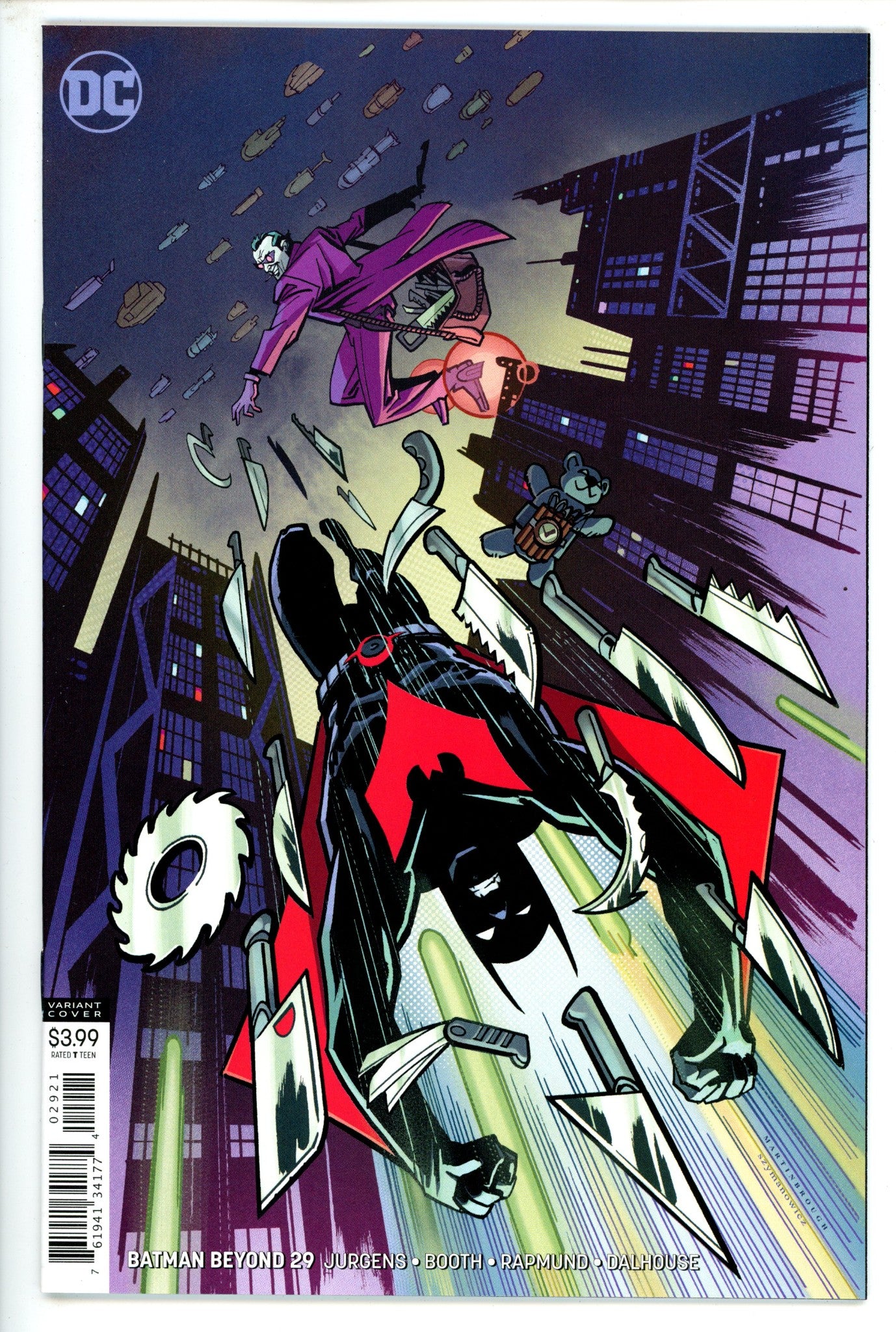 Batman Beyond Vol 6 29 Martinbrough Variant