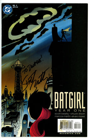 Batgirl Year One  3 Signed Beatty