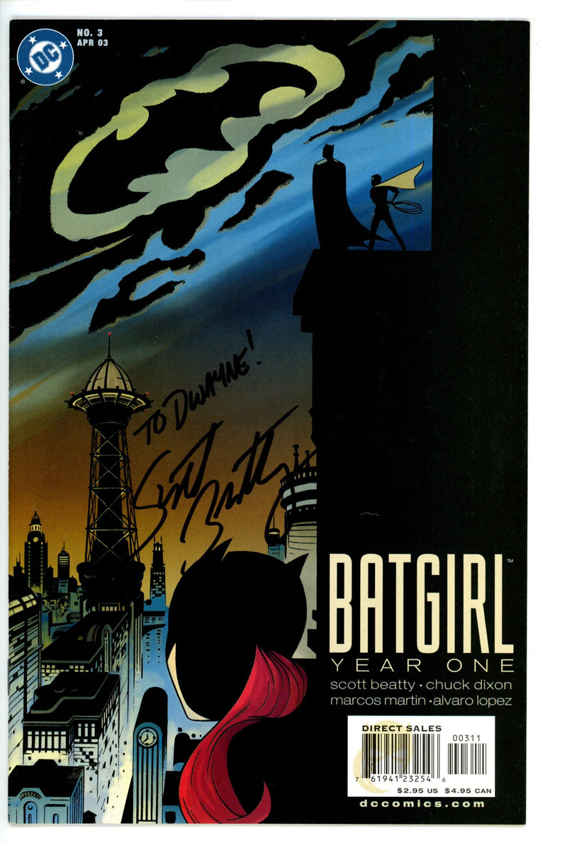 Batgirl Year One  3 Signed Beatty