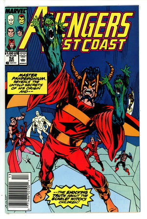 Avengers West Coast Vol 2 52 Newsstand VF/NM (1989)