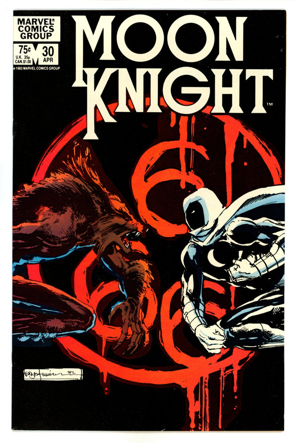 Moon Knight Vol 1 30 VF/NM