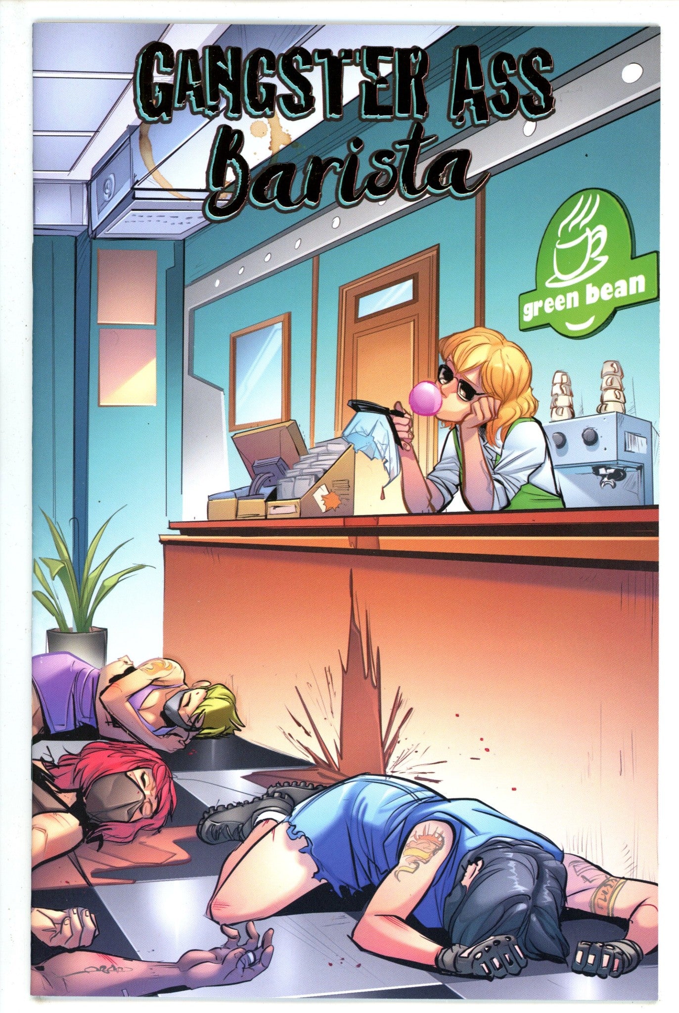 Gangster Ass Barista 1 Romboli Foil Incentive Variant NM (2023)